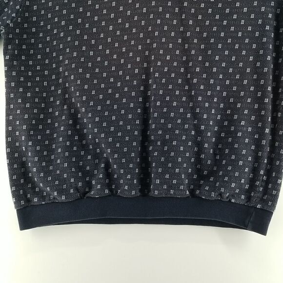 Cache Creek Shirt Men's Large Polo 3 Button Blue Grey Short Sleeve Pocket Golf - Picture 5 of 11